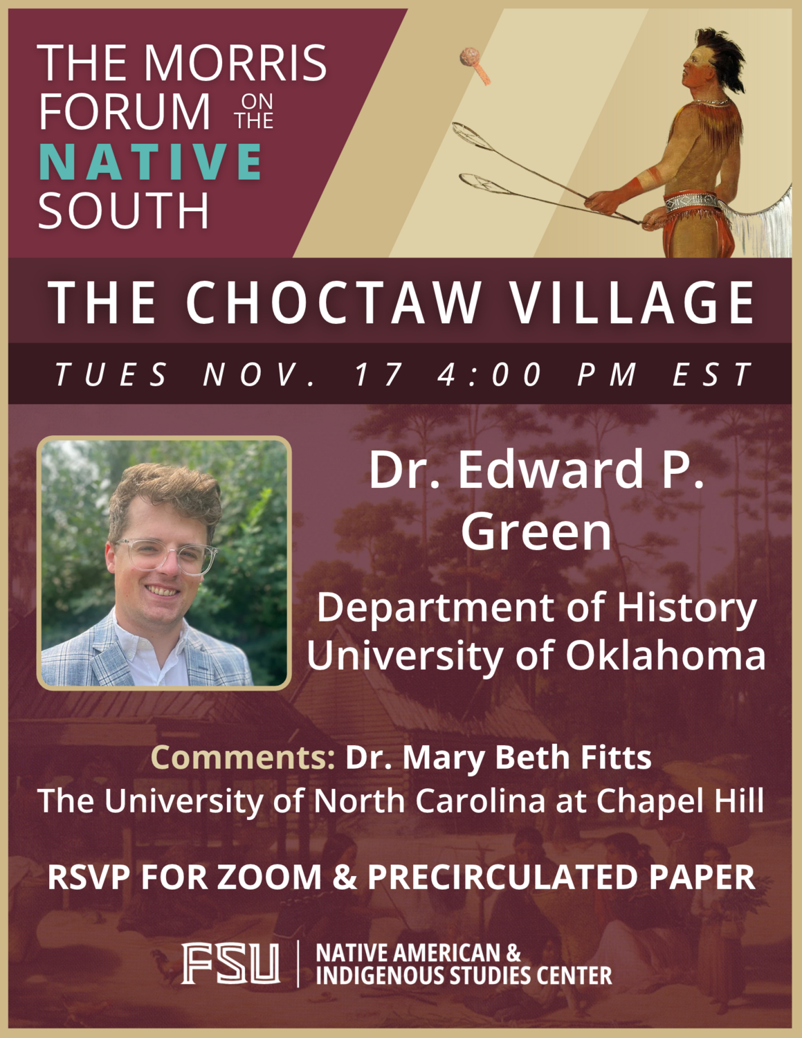 This is a flyer for the lecture. Edward Green is sharing his research on Nov 17. Contact NAIS for the paper and zoom information.
