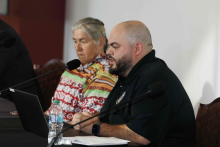 Betty Osceola and Juan Cancel at Two Tribes of Florida