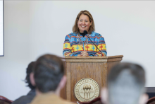 President Holly Tiger at Two Tribes of Florida