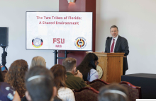 President McCullough at Two Tribes of Florida